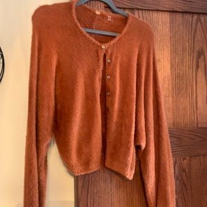 Free People Super soft cropped cardigan